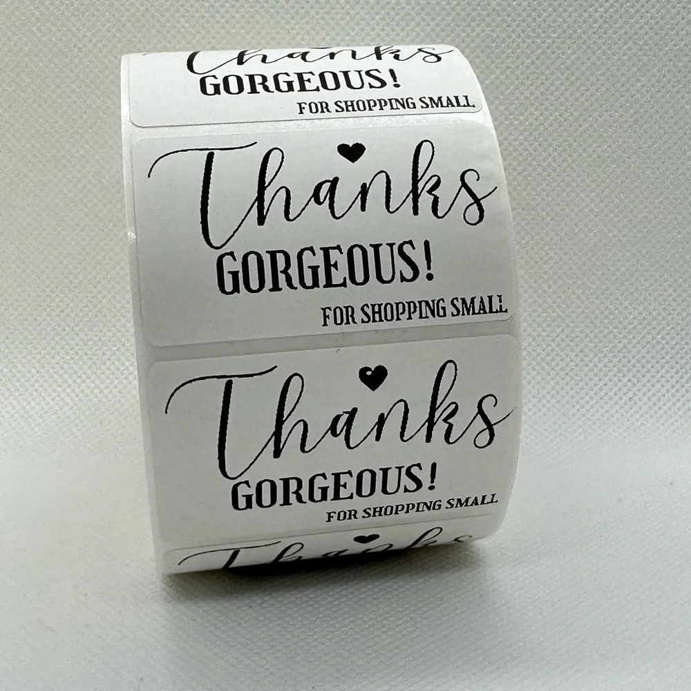 Thanks stickers  2" Stickers labels (100 roll ) NWT​​ - Picture 11 of 12